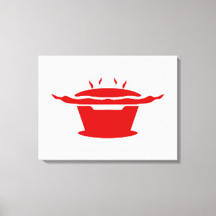 Koreaanse BBQ (고 구 이) Canvas Afdruk