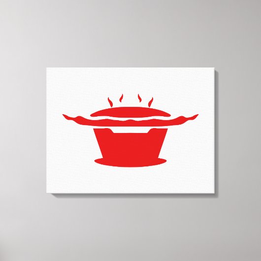 Koreaanse BBQ (고 구 이) Canvas Afdruk (Voorkant)