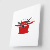 Koreaanse BBQ (고 구 이) Vierkante Klok (Hoek)