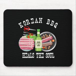 Koreaanse bbq en soju geneest de ziel grappig kore muismat