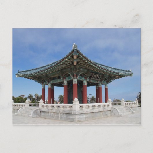 Koreaanse bell (2) briefkaart (Voorkant)