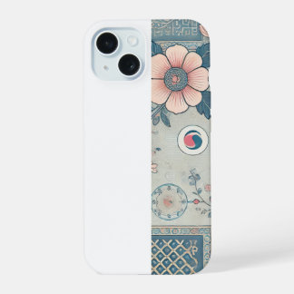 Koreaanse Bloesem Kunst iPhone Hoesje 15 Case