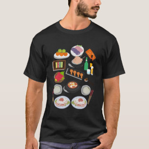 Koreaanse cultuur fans favoriete Koreaanse eten Ka T-shirt