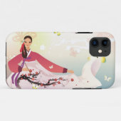 Koreaanse dame in een hanbok Case-Mate iPhone case (Achterkant (horizontaal))