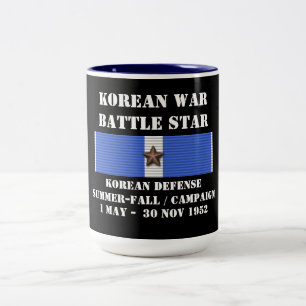 Koreaanse Defensie Zomer - Herfst Campagne Tweekleurige Koffiemok