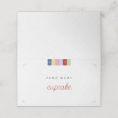 Koreaanse Doljanchi eten kaart Plaatskaartje (Buitenkant ongevouwen)