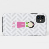 Koreaanse Doll iPhone Case - "Love" (Achterkant (horizontaal))