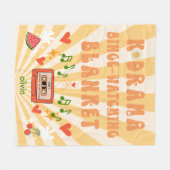 Koreaanse Drama Kdrama Binge-kijken Gepersonalisee Fleece Deken (Voorkant (Horizontaal))