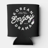 Koreaanse Dramaliefhebber Blikjeskoeler (Achterkant)