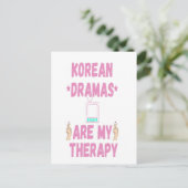 Koreaanse drama's zijn mijn therapie briefkaart (Staand voorkant)