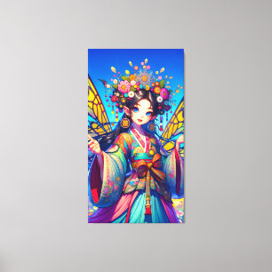 Koreaanse fee canvas afdruk