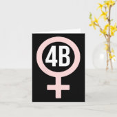 Koreaanse feministische beweging kaart (Gele Bloem)