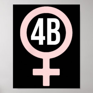 Koreaanse feministische beweging poster