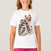 Koreaanse Folk Art Tiger T-shirt - Traditioneel Mi (Voorkant)