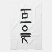 Koreaanse gamer 게 머 theedoek (Verticaal)