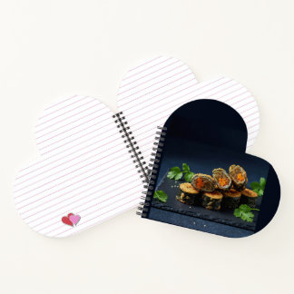 Koreaanse gebakken zeewierbroodjes (Kim Mari) Notitieboek