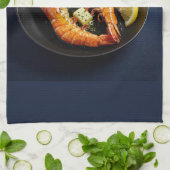 Koreaanse gegrilde koningsgarnaal (Daegae Gui) Theedoek (Gevouwen)