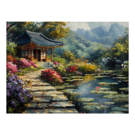 Koreaanse geheime tuin perfect poster