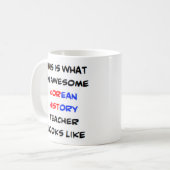 Koreaanse geschiedenisleraar, geweldige Mok (Voorkant links)