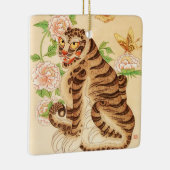 Koreaanse Gestreepte Tijger  Minhwa Keramisch Ornament (Rechts)