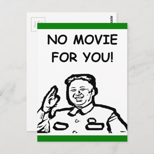 koreaanse hacking briefkaart (Voorkant / Achterkant)