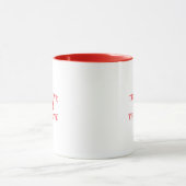 Koreaanse Hangul "Ware Liefde" Sarang Rood Tweekle Mok (Midden)
