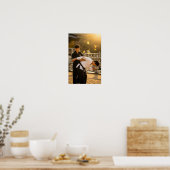Koreaanse Hapkido Zelfverdediging Poster (Keuken)