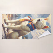  Koreaanse Jindo Illustratie Badhanddoek (Badhanddoek)