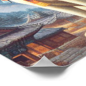  Koreaanse Jindo Illustratie Poster (Hoek)