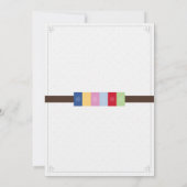 Koreaanse jongen Hanbok Dol Janchi eerste verjaard Kaart (Achterkant)