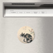 Koreaanse kat kunstwerk magneet (Insitu (Vaatwasser))