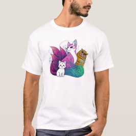 koreaanse katten t-shirt