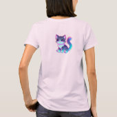 koreaanse katten t-shirt (Achterkant)