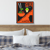 Koreaanse Kimchi Keuken Kunst Canvas Afdruk (Insitu (Slaapkamer))
