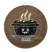 Koreaanse Kruidige zachte Tofu jjigae van de Dartbord (Voorkant)