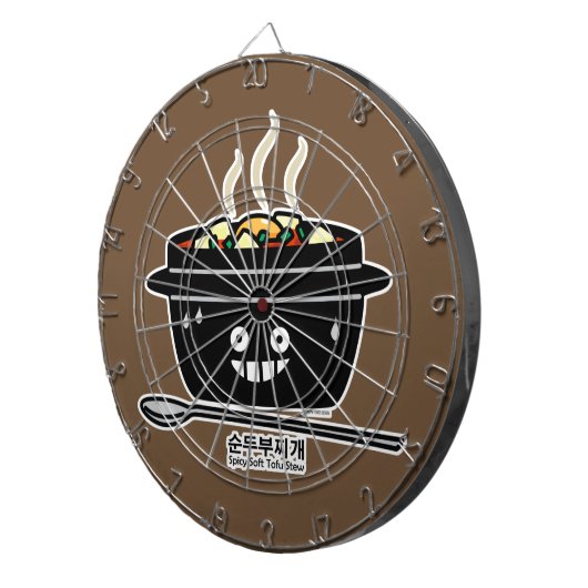 Koreaanse Kruidige zachte Tofu jjigae van de Dartbord (Voorkant Rechts)