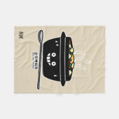 Koreaanse Kruidige zachte Tofu jjigae van de Fleece Deken (Voorkant (Horizontaal))