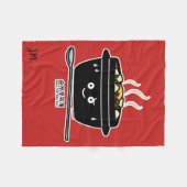 Koreaanse Kruidige zachte Tofu jjigae van de Fleece Deken (Voorkant (Horizontaal))