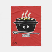 Koreaanse Kruidige zachte Tofu jjigae van de Fleece Deken (Voorkant)