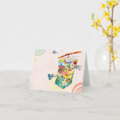 Koreaanse kunst en cultuur kaart (Gele Bloem)