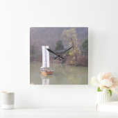 Koreaanse landschapsklok vierkante klok (Huis)