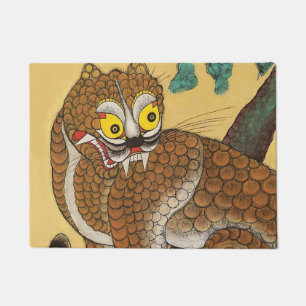 Koreaanse lelijke tijger folk Minhwa Deurmat