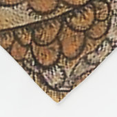 Koreaanse lelijke tijger folk Minhwa Fleece Deken (Hoek)