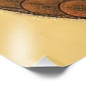 Koreaanse lelijke tijger folk minhwa foto afdruk (Hoek)