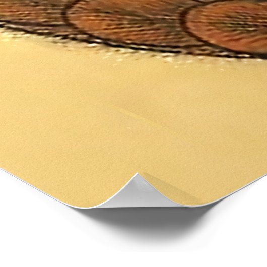 Koreaanse lelijke tijger folk Minhwa Poster (Hoek)