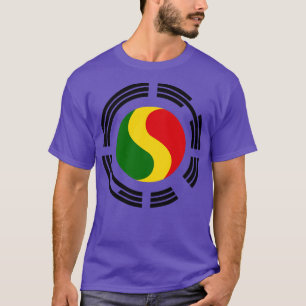 Koreaanse Mali Multinationale Patriot Vlag Series T-shirt