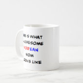 koreaanse moeder, geweldig koffiemok (Voorkant links)