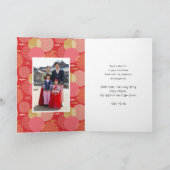 Koreaanse nieuwjaarsfoto 2 | Traditionele groet Feestdagen Kaart (Binnen)