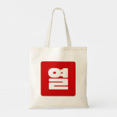 Koreaanse Nummer 10 Tien 열 【Yeol】 Hangul Tote Bag (Achterkant)
