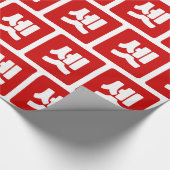 Koreaanse nummer 3 drie 셋 【set】 Hangul Cadeaupapier (Hoek)